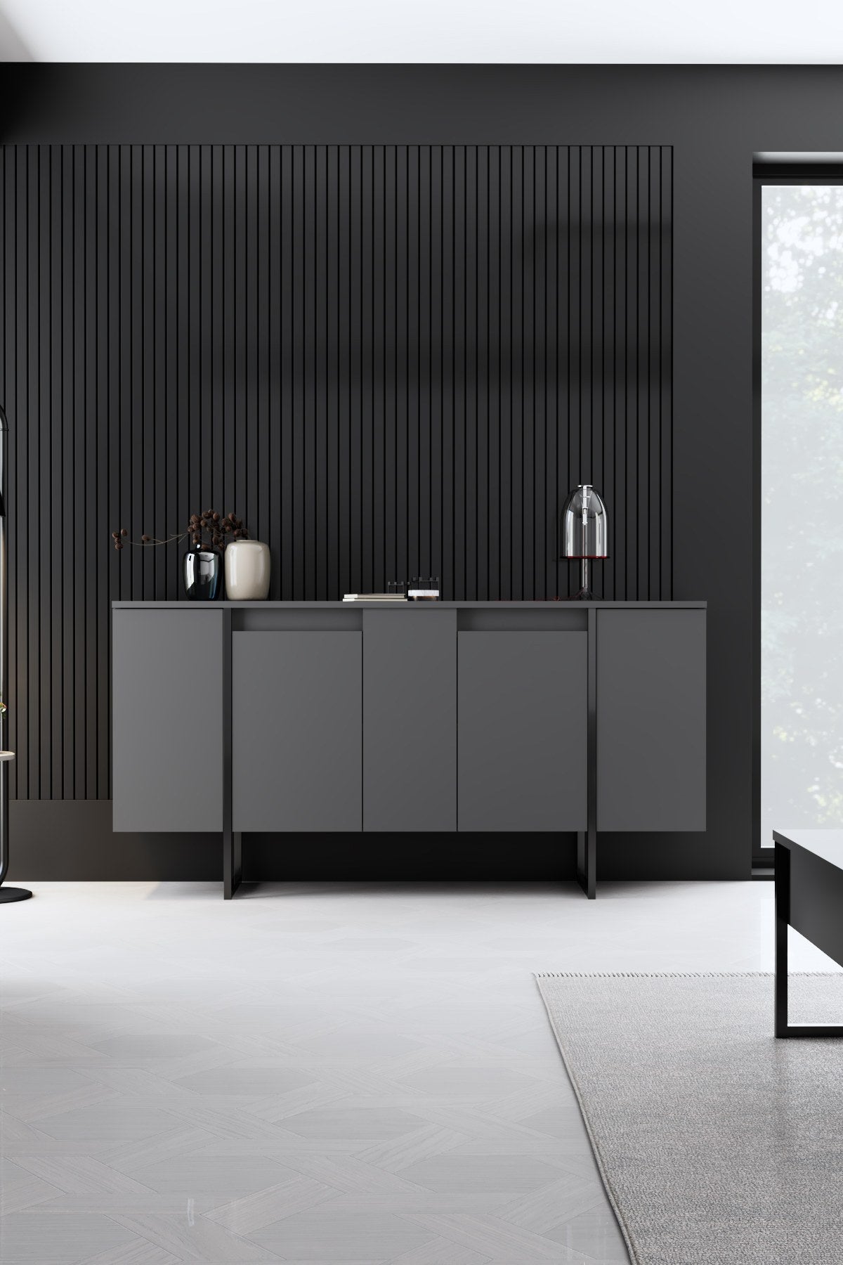 Mobilier de Lux, 160x35 cm - Anthracite
Black