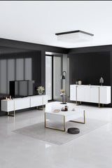 Mobilier de Lux, 160x35 cm - White
Gold