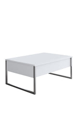 Mobilier de Lux, Anthracite Silver - White Silver, 90x60 cm - White
Silver