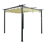 Mobilier gradina Garden gazebo Spectra, Negru - Bej, 300x300x225 cm