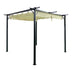 Mobilier gradina Garden gazebo Spectra, Negru-Bej Pakoworld, imagine principala produs, Mobilier Gradina, culoare Negru-Bej