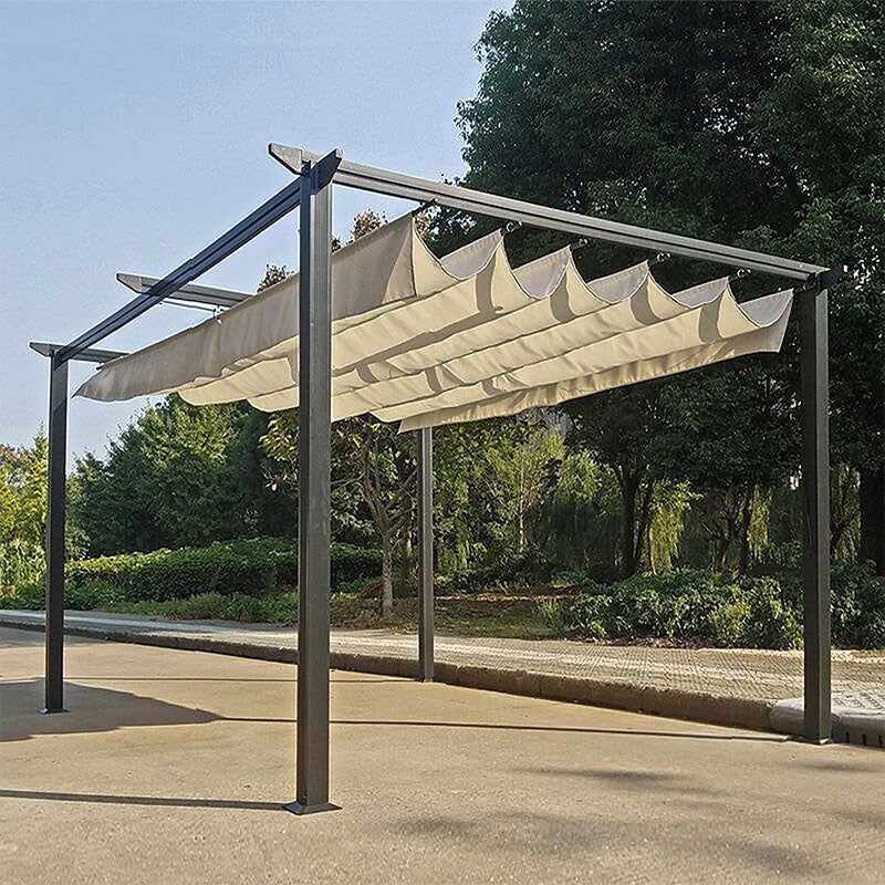 Mobilier gradina Garden gazebo Spectra, Negru - Bej, 300x300x225 cm