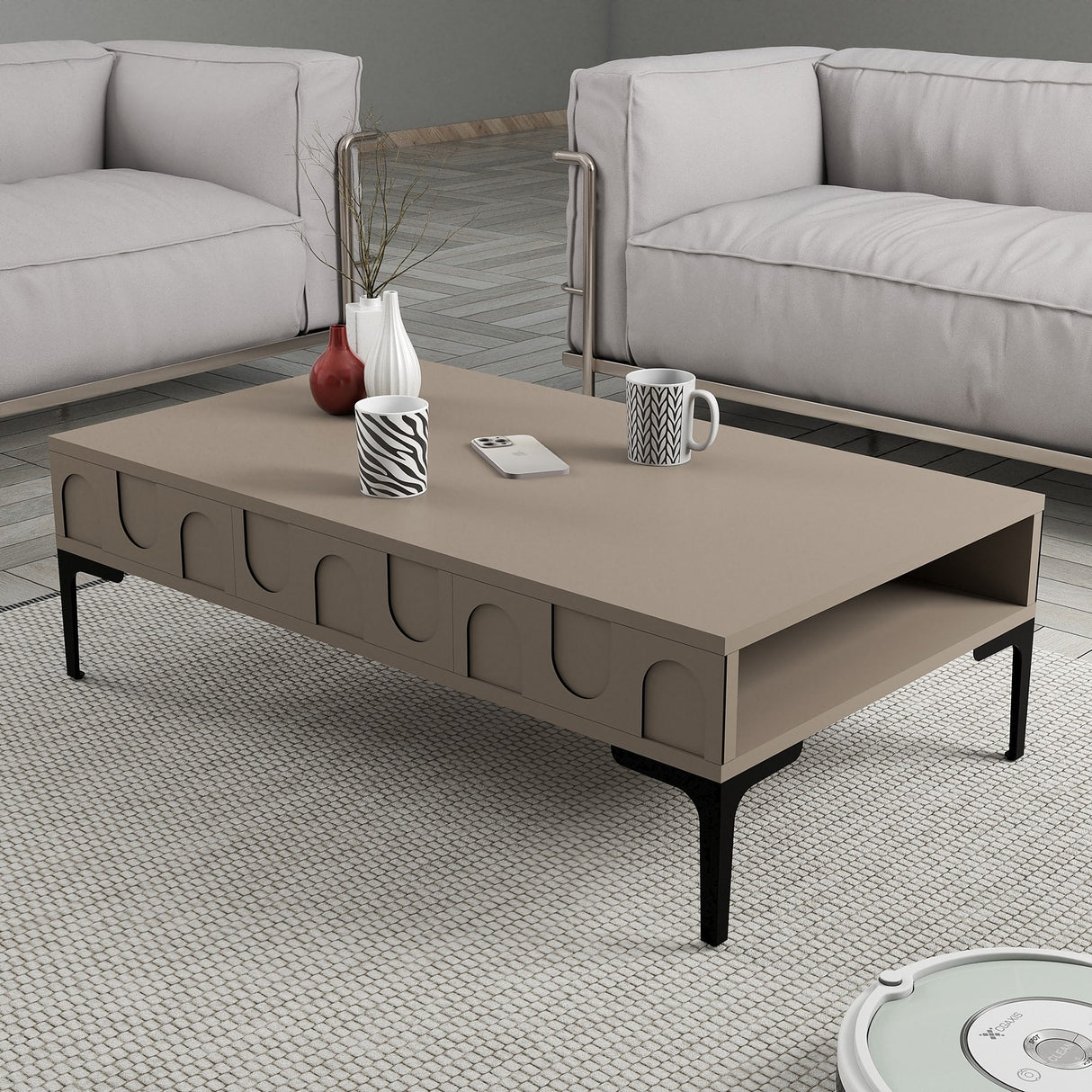 Mobilier Lyon 32, 105x60 cm - Atlas
Black