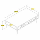 Mobilier Lyon 33, 105x60 cm - Atlas
Gold