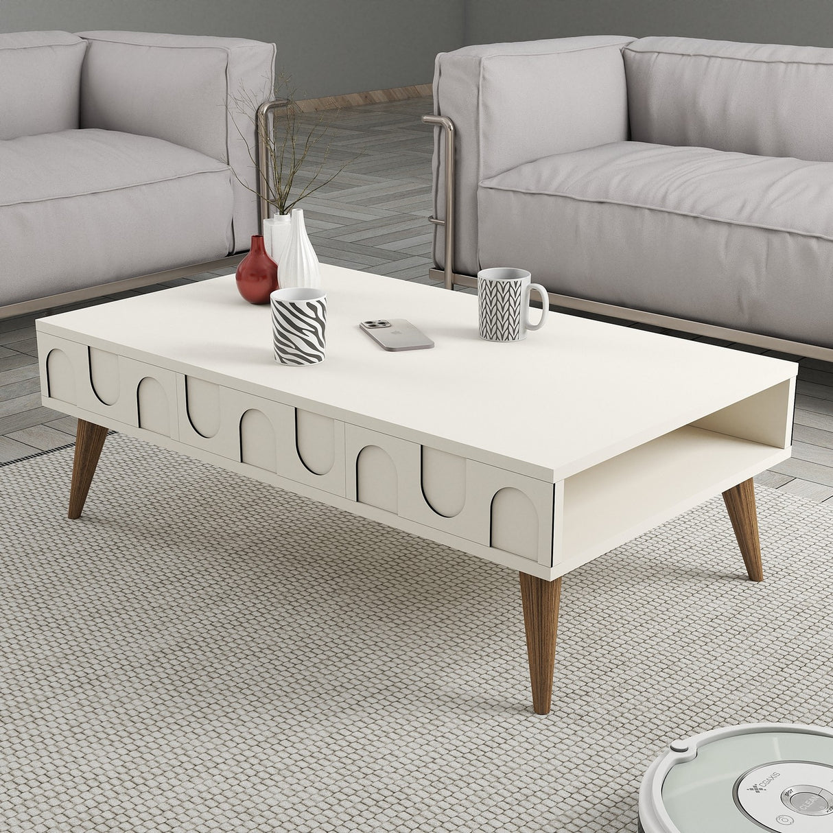 Mobilier Lyon 34, 105x60 cm - Cream
Walnut