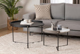 Mobilier Mandy, Anthracite - Natural, 60x60 cm - Anthracite