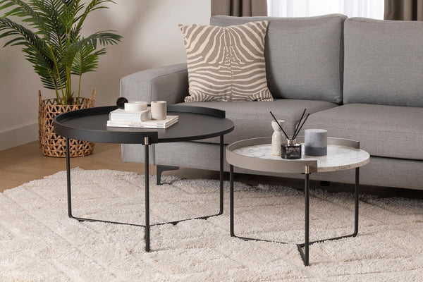 Mobilier Mandy, Antracit - Natural, 60x60 cm