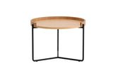 Mobilier Mandy, Anthracite - Natural, 60x60 cm - Natural