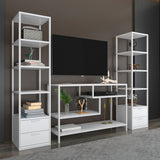Mobilier Robbins, 198x39 cm - Alb