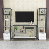 Mobilier Robbins, 198x39 cm - Negru