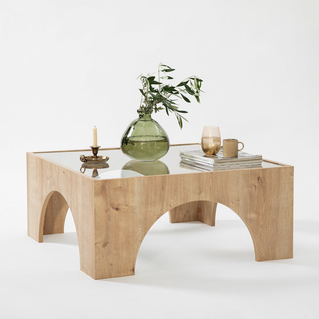 Mobilier Seine, 80x35 cm - Oak
Transparent