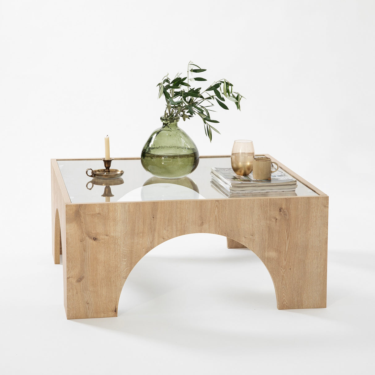 Mobilier Seine, 80x35 cm - Oak
Transparent