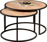Mobilier Tambur, Oak Black - Alb, 80x80 cm - Oak
Black