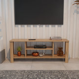 Mobilier TV cu rafturi Seref, Antracit, 120x30x47 cm - Stejar