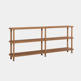 Mobilier Zen, Stejar - Negru, 180x35 cm - Stejar