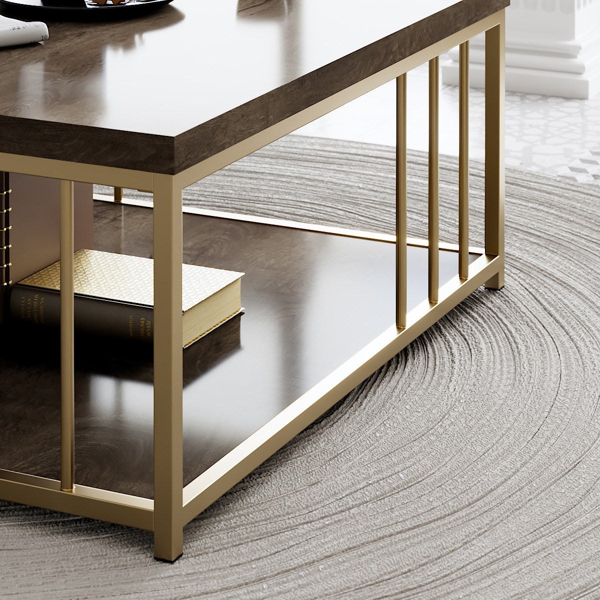 Mobilier Zenn, 90x90 cm - Walnut
Gold