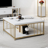 Mobilier Zenn, 90x90 cm - White
Gold