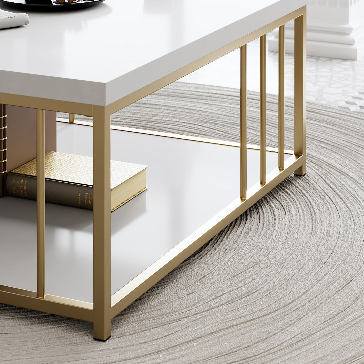 Mobilier Zenn, 90x90 cm - White
Gold