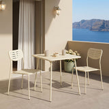 Moraja Deraby I set 3 piese crem metal, 70x70x73 cm