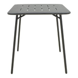 Moraja Deraby I set 3 piese negru metal, 70x70x73 cm