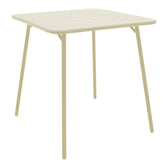 Moraja Deraby set 3 piese crem metal 70x70x73cm, 70x70x73 cm, vedere laterală, metal, pentru living sau bucătărie