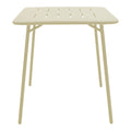 Moraja Deraby set 3 piese crem metal 70x70x73cm, 70x70x73 cm, detaliu finisaj, metal, pentru living sau bucătărie