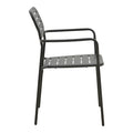 Moraja Deraby set 3 piese negru metal 70x70x73cm, 70x70x73 cm, prezentare produs, metal, PP, pentru living sau bucătărie
