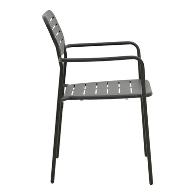 Moraja Deraby set 3 piese negru metal 70x70x73cm, 70x70x73 cm, prezentare produs, metal, PP, pentru living sau bucătărie