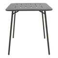 Moraja Deraby set 3 piese negru metal 70x70x73cm, 70x70x73 cm, imagine produs 7, metal, PP, pentru living sau bucătărie