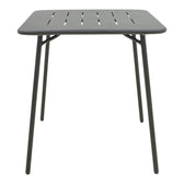 Moraja Deraby set 3 piese negru metal 70x70x73cm, 70x70x73 cm, imagine produs 7, metal, PP, pentru living sau bucătărie