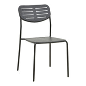 Moraja Deraby Ι set 5 piese negru metal 140x80x72cm, 140x80x72 cm, prezentare produs, metal, pentru living sau bucătărie