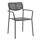 Moraja Deraby set 5 piese negru metal, 140x80x72 cm