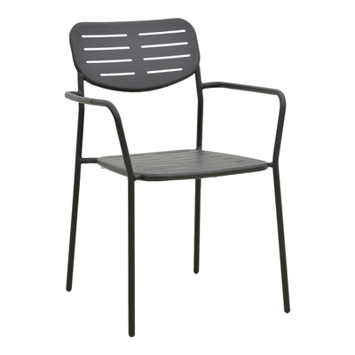 Moraja Deraby set 5 piese negru metal 140x80x72cm, 140x80x72 cm, prezentare produs, metal, pentru living sau bucătărie
