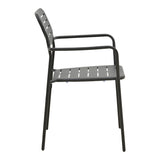 Moraja Deraby set 5 piese negru metal, 140x80x72 cm