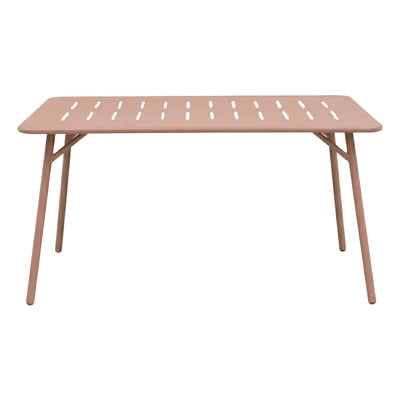 Moraja Deraby set 5 piese terracotta metal 140x80x72cm, Teracotă, 140x80x72 cm, detaliu finisaj, metal, pentru living sau bucătărie