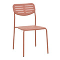 Moraja Deraby Ι set 5 piese terracotta metal 140x80x72cm, Teracotă, 140x80x72 cm, detaliu finisaj, metal, pentru living sau bucătărie