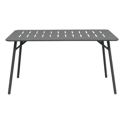 Moraja Federal set 5 piese negru metal, 140x80x72 cm, perspectiva suplimentara
