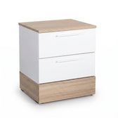 Noptiera Adore Base, 2 sertare, 45 x 52 x 40 cm