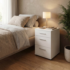 Noptiera Adore Trendline, 3 sertare, 40x57x39 cm