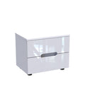Noptiera Afina mdf Alb lucios 50x35x41 cm