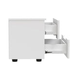 Noptiera Afina mdf Alb, lucios, 50x35x41 cm