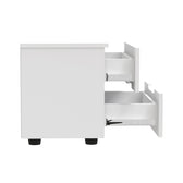Noptiera Afina mdf Alb, lucios, 50x35x41 cm, perspectiva suplimentara
