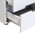 Noptiera Afina mdf Alb, lucios, 50x35x41 cm, foto produs