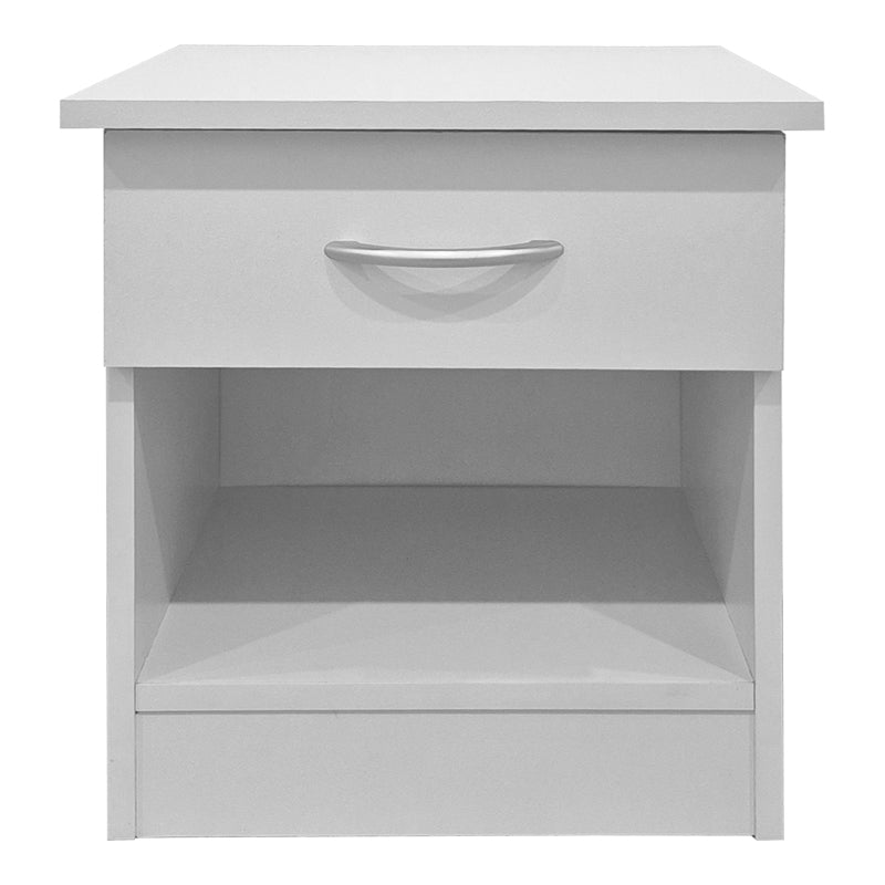 Noptieră Bedy bedside masă, alb, 40x34x42 cm - Alb