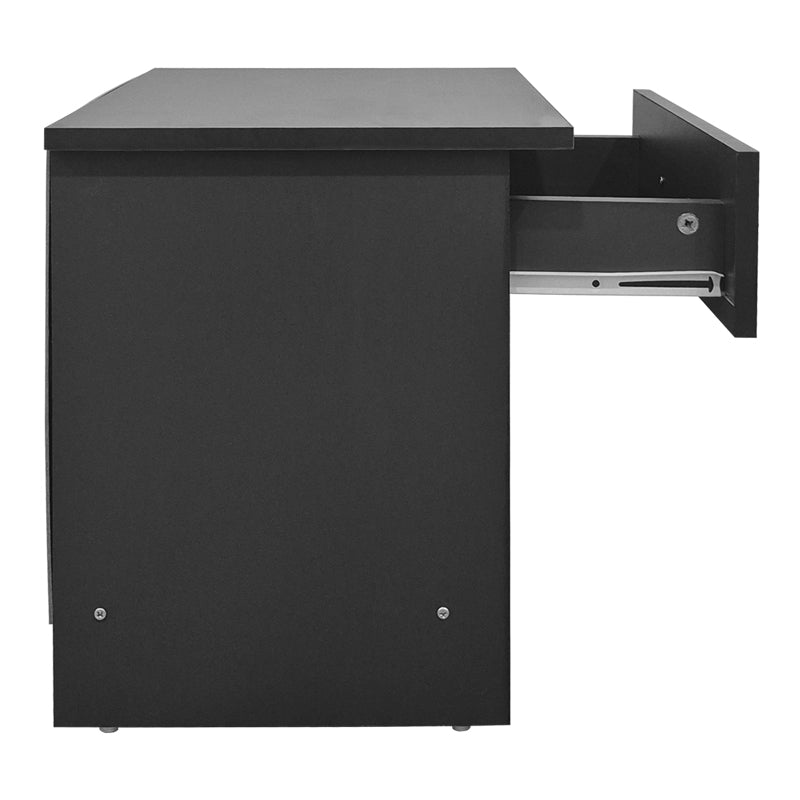 Noptieră Bedy bedside masă, alb, 40x34x42 cm - Antracit