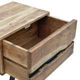 Noptiera cu functie de depozitare Imena, Lemn de Acacia, Natural, 45x35x56 cm
