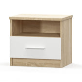 Noptiera Geneva Alb 50x37x46 cm