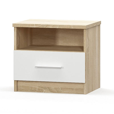 Noptiera Geneva Alb 50x37x46 cm
