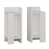Noptiera Immerse set 2 bucati, 27x25x60 cm - Alb