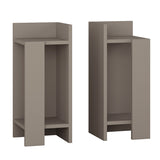 Noptiera Immerse set 2 bucati, 27x25x60 cm - Bej